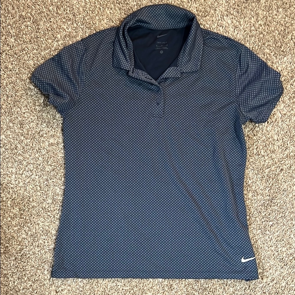 Nike Women's Blue Polo Shirt